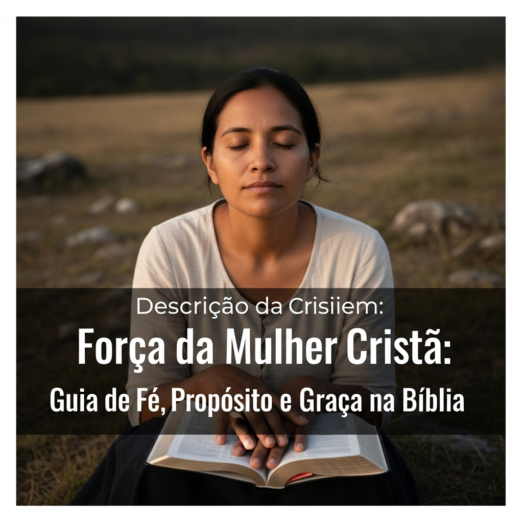 Força da Mulher Cristã: Guia de Fé, Propósito e Graça na Bíblia