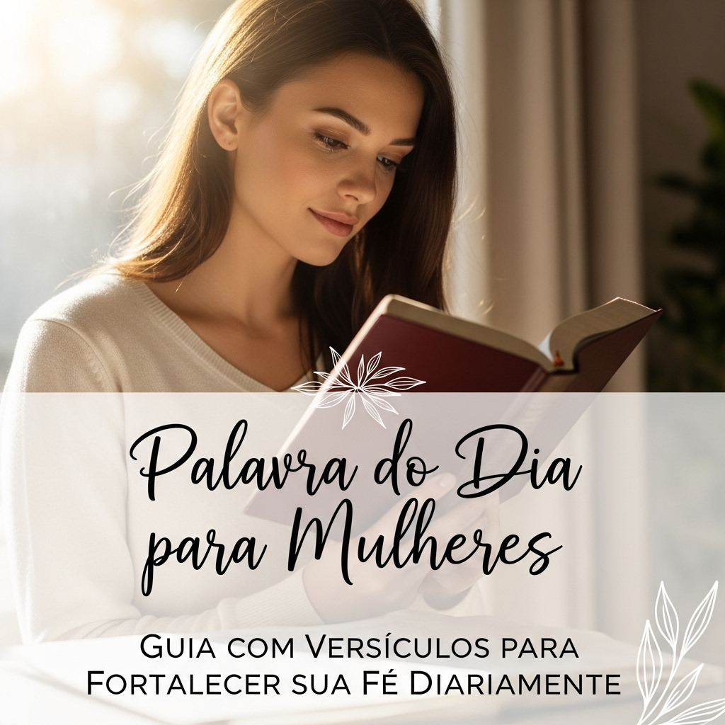 Palavra do Dia para Mulheres: Guia com Versículos para Fortalecer sua Fé Diariamente