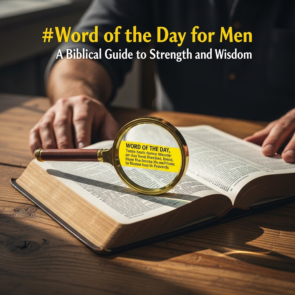 Palavra do Dia para Homens: Um Guia Bíblico para Força e Sabedoria