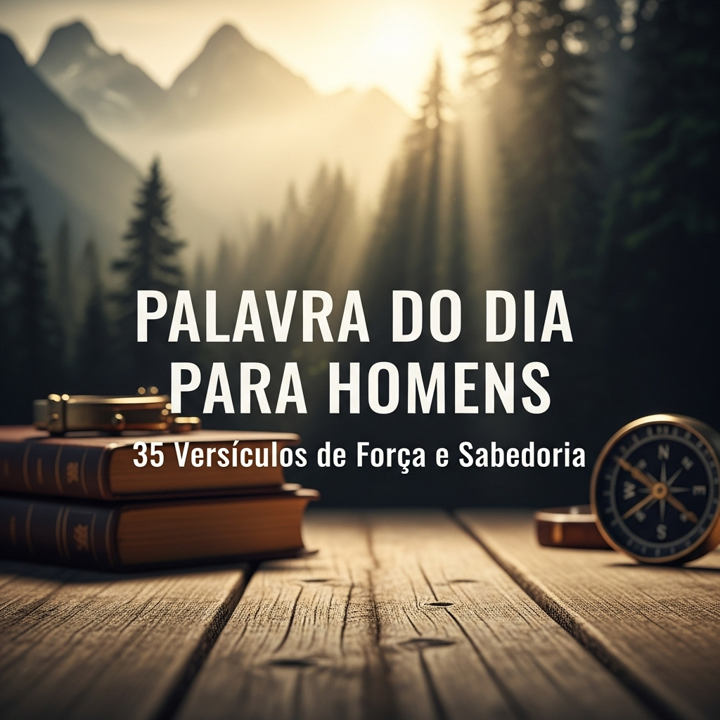 Palavra do Dia para Homens: 35 Versículos de Força e Sabedoria