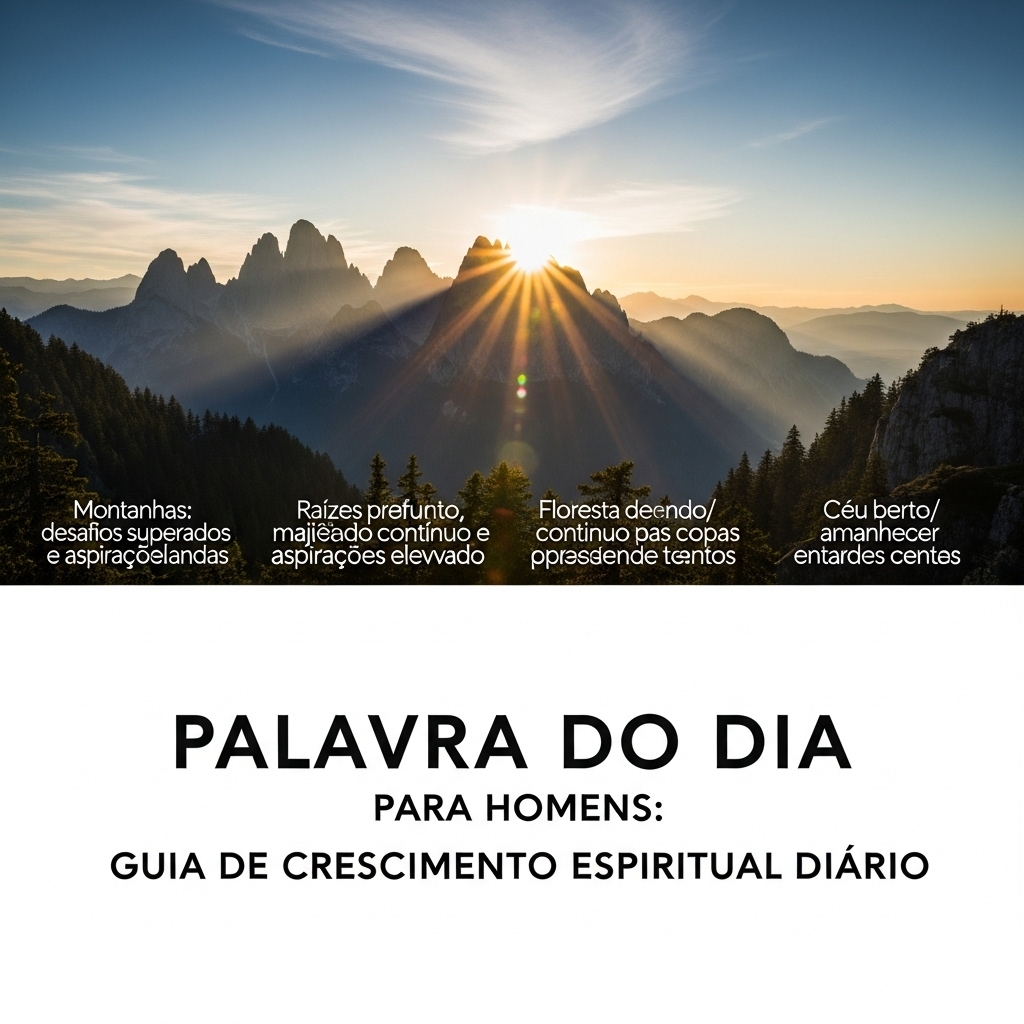Palavra do Dia para Homens: Guia de Crescimento Espiritual Diário