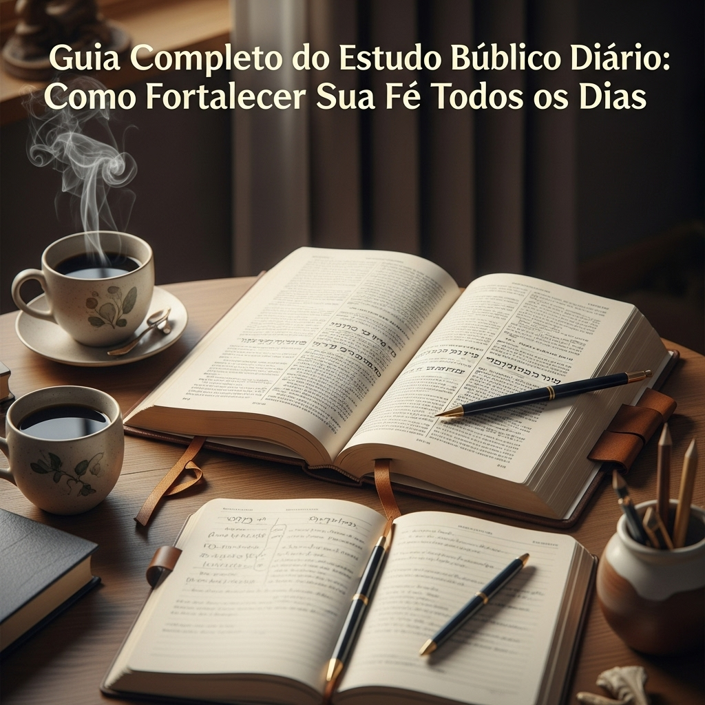Guia Completo do Estudo BĂblico Diário: Como Fortalecer Sua FĂ© Todos os Dias